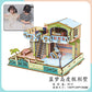 diy hut assembled small house model children's puzzle handmade three-dimensional jigsaw puzzle stall children's toys