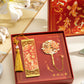 Forbidden City Cultural and Creative Commemorative Gift Koi Bookmark Gift Box High-End Exquisite Brass Metal Bookmark Graduation Gift