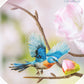 Flowers, Birds, Chirping Leaves, Pet Special-Shaped Sticker Pack, Landscaping Ins Style Bird Handbook Material, Mobile Phone Case Sticker