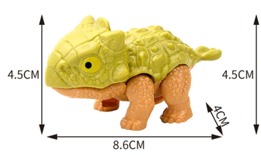 Cross-border Hot Finger-biting Dinosaur Toy Finger-biting Dinosaur Pterosaur Model Joint Movable Mini Dinosaur Gashapon Machine
