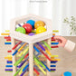 Wooden Kidsren's Stick Insertion Game Baby Draw Stick Color Cognitive Pitching Montessori Family Interactive Toy