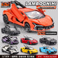 Cross-Border Popular 1:43 Three-Door Alloy Sports Car Model Kidsren's Pull-Back Toy Car Color Boxed Boy Toy Batch