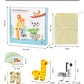 Wooden Children's Animal Balance Stacking Music Kindergarten Animal Pattern Cognitive Stacking Early Education Educational Solid Wood Toy
