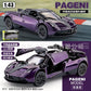 Cross-Border Popular 1:43 Three-Door Alloy Sports Car Model Kidsren's Pull-Back Toy Car Color Boxed Boy Toy Batch