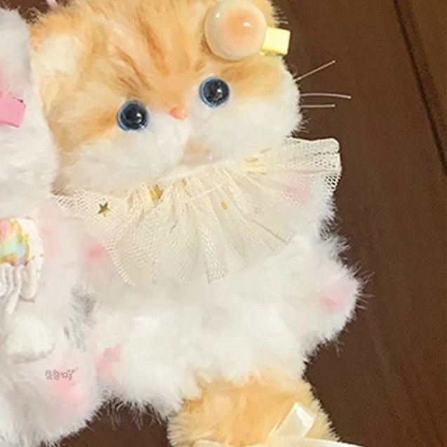 Twisting Stick Kitten DIY Material Pack Casual Style Cute Stuffed Toy for Girls Birthday Gift Bag Pendant
