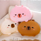 New Capibala Capybara Pillow Soft Cute Dumpling Cute Girl Sleeping Pillow Plush Toy Cross-Border