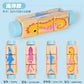 Cecpc Kidsren's Early Education Rotating Building Block Puzzle Baby Animal and Fruit Cognition Wooden Educational Toys for 1-2-3 Years Old