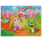 Wooden 80 Pieces Puzzle Toddler Cartoon Dinosaur Animal Plane Puzzle Baby Early Education and Intelligence Building Blocks Toy