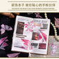 Pet Sticker Pack Crystal Story Series Crystal Ore Silver Hot Stamping Die-Cut Journal Decoration Stickers Cross-Border