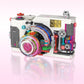 Compatible with Lego Building Blocks Mechanical Universe Retro Camera Assembled Handmade Toy Model Ornaments Children's Gift