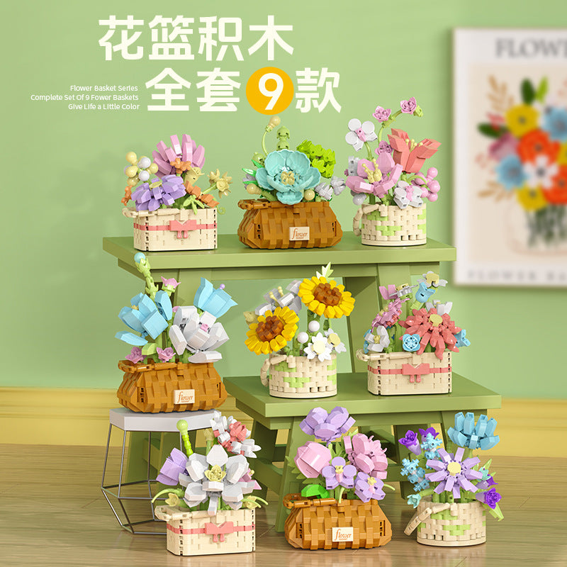 Building Blocks Compatible with Assembling Small Boxed Children's Educational Toys, Building Blocks with Small Particles and Micro Particles, Wholesale