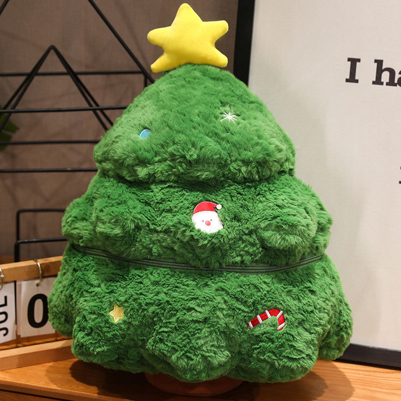 Cross-Border Merry Christmas Tree Doll Plush Toy Christmas Pillow Old Man Elk Doll Christmas Eve Children's Gift