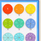 Magnetic Fraction Disk Demonstrator Numerator and Denominator Cognitive Addition and Subtraction Operation Third Grade Primary School Mathematics Teaching Aids Toys
