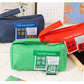 The Future Is Promising, Large-Capacity Oxford Cloth Pencil Bag, Student Inspirational Text, Double-Layer Storage Pencil Bag, Learning Stationery Bag