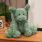 British Jelly Wave Series Curly Lion Monkey Plush Toy Wave Hair Dragon Doll Curly Highland Cow