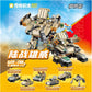 Wonderful Building Blocks 41112 Land Warfare Xiongwei Military Mech Model Super Set Variables Assembled Transporter Small Toys