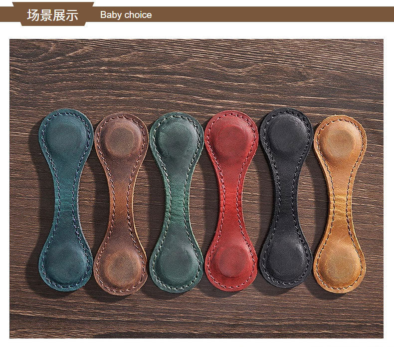 European-Style Retro Genuine Leather Magnetic Bookmarks, Creative Magnetic Planner Markers, Student Reading Page Clips, Magnetic Bookmarks