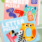 Cross-border Children's Magnetic Puzzle Refrigerator Sticker Capital Alphanumeric Animal Cognitive Magnetic Sticker Early Education Enlightenment Puzzle