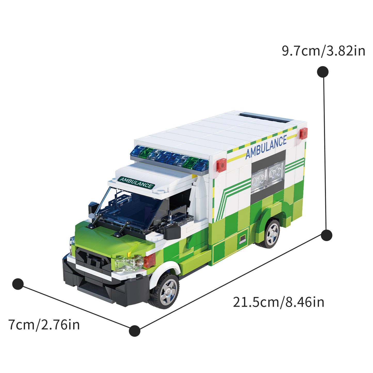 Cross-border engineering series truck city bus transport vehicle combined with small particle building blocks children's educational enlightenment toys