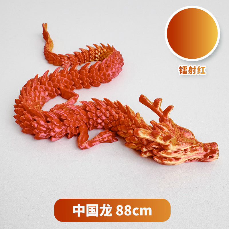 3D printing Chinese dragon dragon handicraft ornaments hand-made activities joint dragon toys cross-border manufacturers wholesale customization