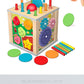 Children's Educational Bead Toys Kindergarten Students Early Education Matching Montessori Teaching Aids Shape Cognitive Beaded Treasure Box