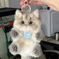Twisting Stick Kitten DIY Material Pack Casual Style Cute Stuffed Toy for Girls Birthday Gift Bag Pendant