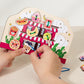 Wooden two-in-one string string beaded puzzle string animal fruit traffic large particle string wooden toy