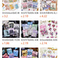 Light-Picking Water Ripple Material Paper Sunlight Floating Shadow Series Ins Collage Hand Account Background Paper Decoration Small Fresh Cross-Border
