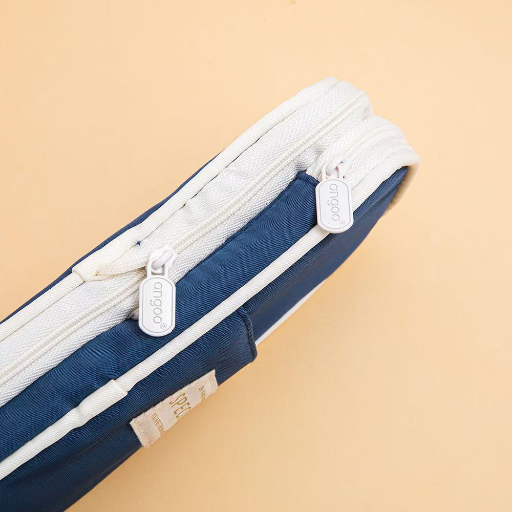 Casual Pencil Case, Large-Capacity Stationery Box, Good-Looking High School Student Ins-Style Student Stationery Bag, Stain-Resistant Primary School Pencil Case