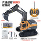 Cross-border charging engineering vehicle 2.4G remote control alloy bulldozer excavator children's electric sound and light remote control toy