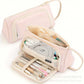 Large-Capacity Retractable Pencil Case Stationery Box in Japanese and Korean Style, Macaron Color, Upgraded Version for Primary and Secondary School Students, in Stock