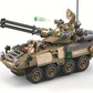 Little Luban B1251Btr80As Infantry Fighting Vehicle Building Blocks Military Tank Model Educational Assembly Toy Cross-Border Male