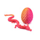 Net red explosions 3d printing dragon ornaments Chinese dragon cross-border dragon egg joint dragon toy hand gift stall wholesale