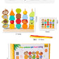 Children's Beaded Column Puzzle Educational Toy Intelligence Box Wooden Shape Matching Baby Geometric Shape Recognition