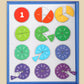 Cross-Border Children's Fraction Training Learning Teaching Aid Book 70% off Stack Magnetic Fraction Decomposition Disk Educational Learning Toys