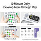 English version of Schulte tablet computer concentration training machine children's early education puzzle visual hearing students focus