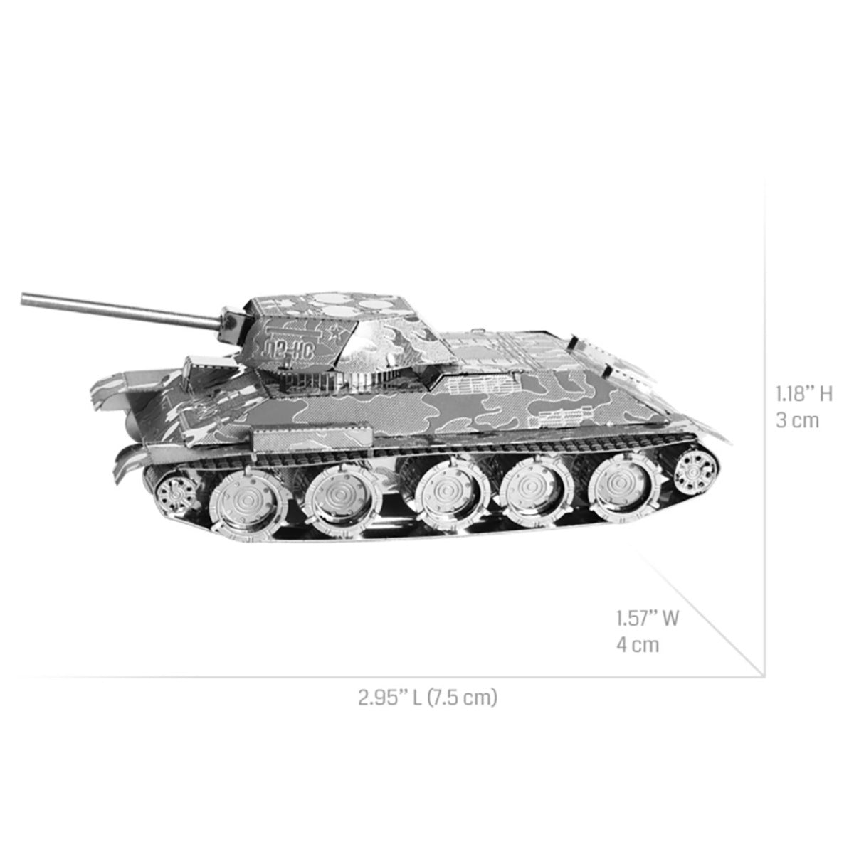 Tank DIY Handmade 3D Metal Puzzle Adult Stereo Model Assembled Assembled Educational Toys High