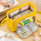 Oxford Cloth Pencil Case with Large Capacity and Multi-Layer Design, Stationery Box for Primary and Secondary School Students, High Aesthetic Value, Simple and Waterproof, Direct from the Source Factory