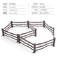 Animal Jurassic simulation farm scene sand table decoration fence large door frame dinosaur model toy