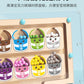 Wooden Children's Magnetic Counting Operation Color Classification Magnetic Pen Bead Shift Game Educational Early Education Maze Toy