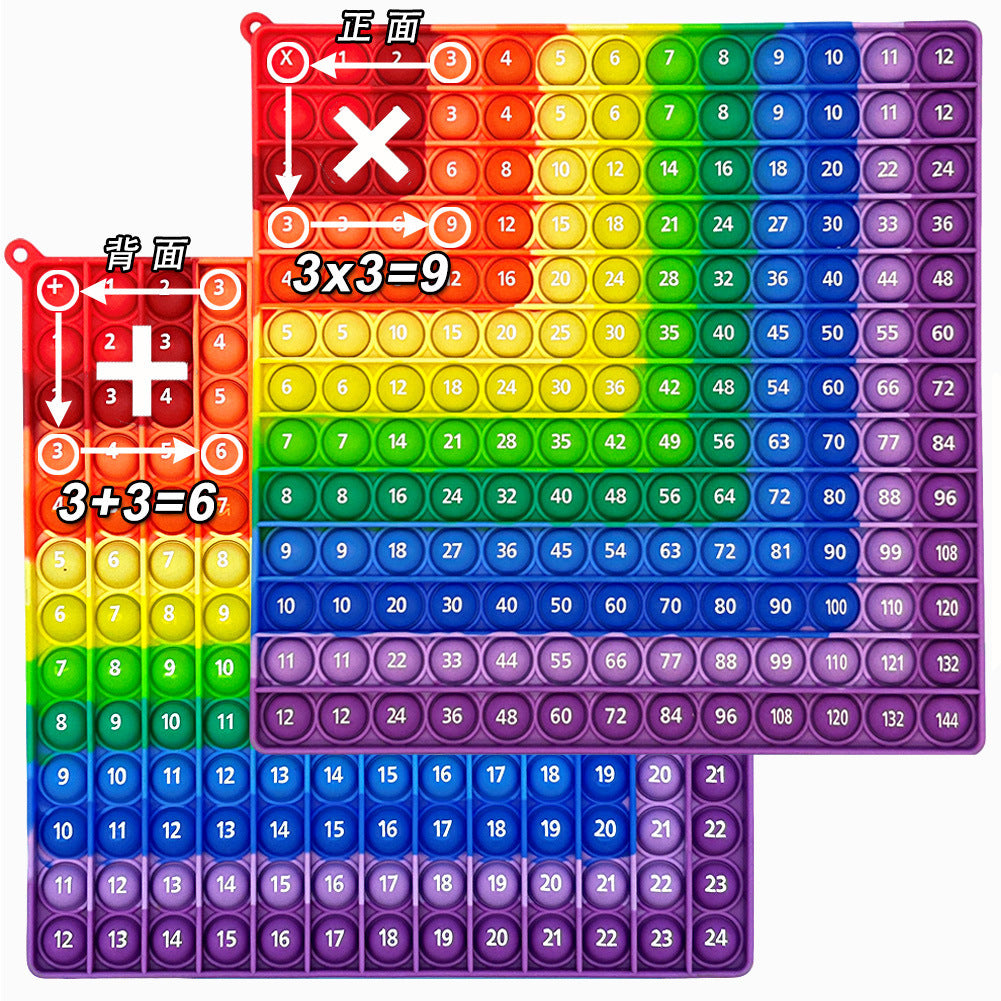 Learn 1-100 Number Bubble Press Mathematical Thinking Training Game Educational Science and Education Toys Rodent Killer Pioneer