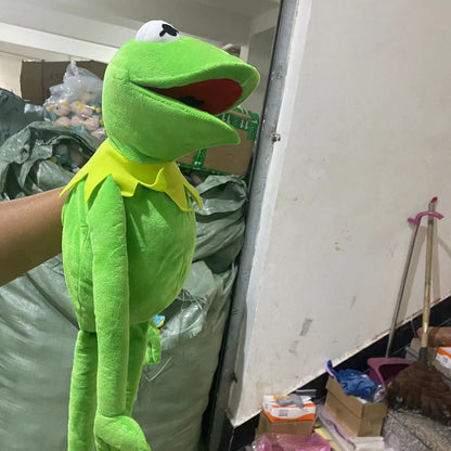 in stock kemit kemite frog figure sesame street frog plush toy hand figure cartoon plush doll