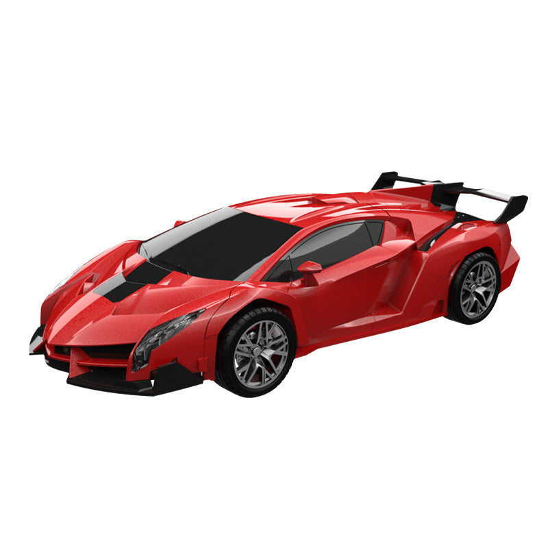 Cross-Border Rc One-Click Deformation Car Electric Robot Model Boy King Kong Kidsren's Toy Rechargeable Remote Control Car