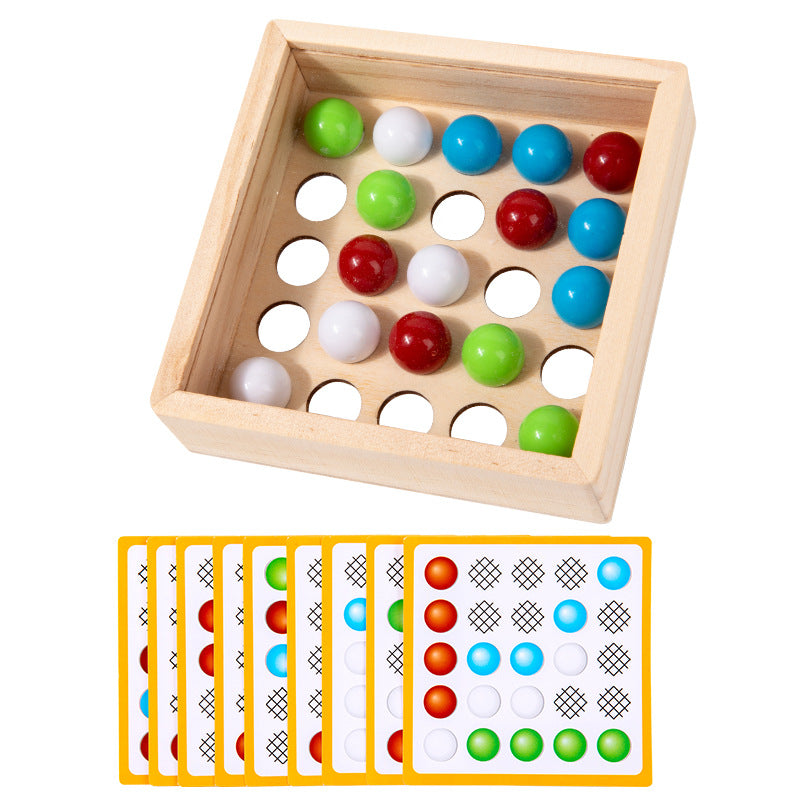 Children's early education finger ball game concentration logical thinking fine motor training beneficial intelligence wooden toys