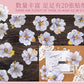 Pick up Pet Flower Sticker Pack, Hot Stamping Handbook DIY Decorative Material Stickers, 20 Pieces in Cross-Border 6 Styles