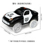 Magnetic track car electric light-emitting jeep police car project small train track accessories children's toys car