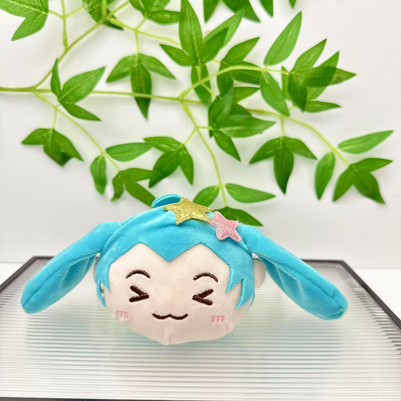 Cartoon Two-Dimensional Hatsune Miku Coin Purse Doll Plush Pendant Doll School Bag Pendant Coin Purse Toy