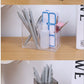 Multifunctional Acrylic Pen Holder Transparent Desktop Storage Box Pen Holder Office Stationery Compartment Storage Box Large Capacity