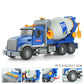 Cross-border simulation trailer toy inertia flat rescue large engineering car boy road transport toy car wholesale