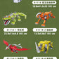 Wonderful Building Blocks 41112 Land Warfare Xiongwei Military Mech Model Super Set Variables Assembled Transporter Small Toys